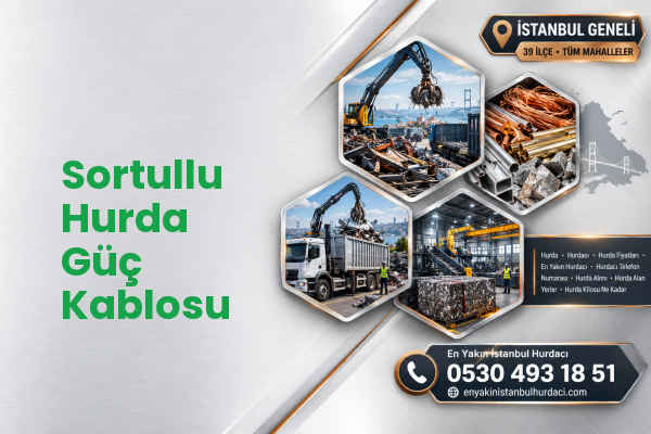 Sortullu Hurda Güç Kablosu